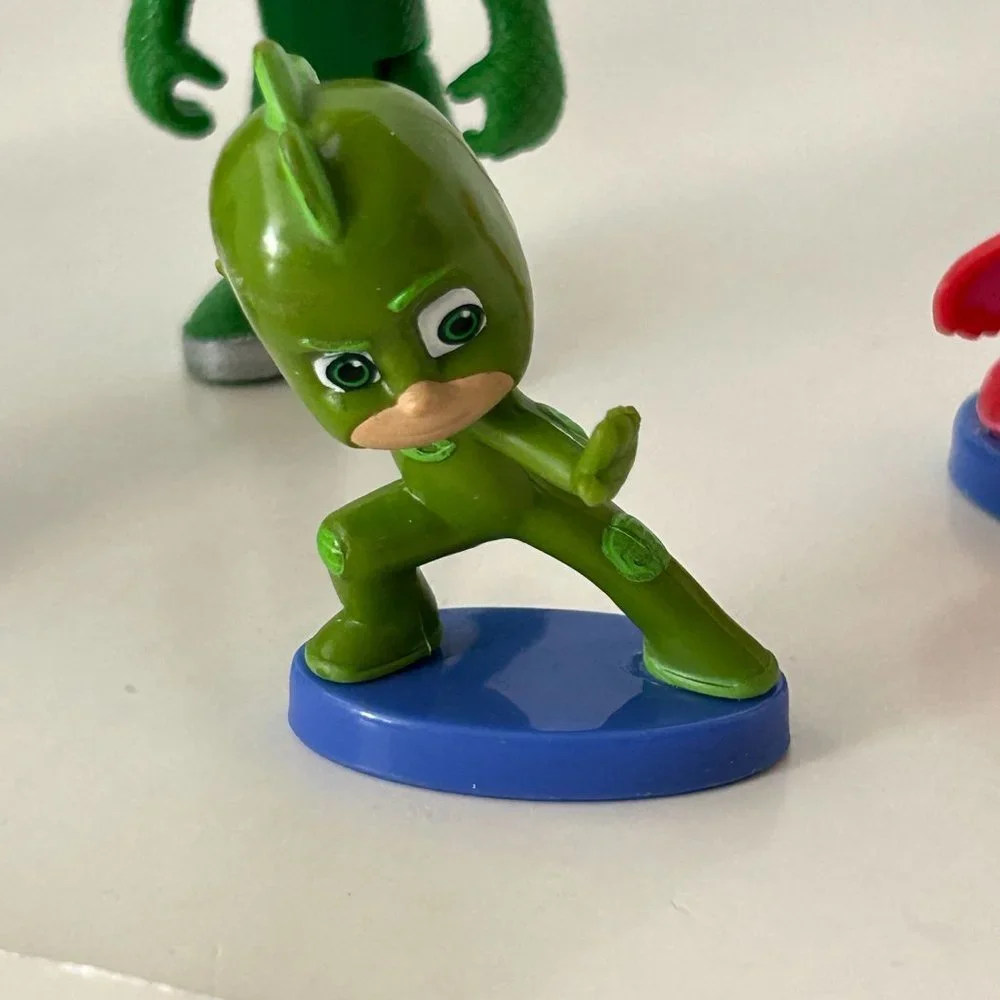 Lot of 7 PJ Masks Figures Gekko Owlette Catboy Romeo Figures Cake‎ Toppers Toys
